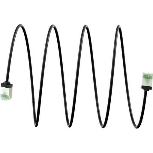 Goobay 74353 cable de red Negro 1 m Cat8.1 U/FTP (STP)