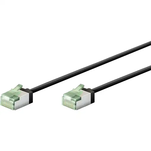 Goobay 74353 cable de red Negro 1 m Cat8.1 U/FTP (STP)