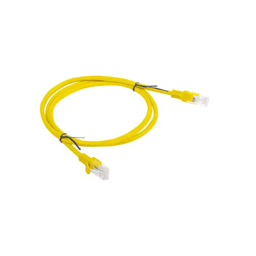 Lanberg PCU6-10CC-0100-Y cable de red Amarillo 1 m Cat6 U/UTP (UTP)