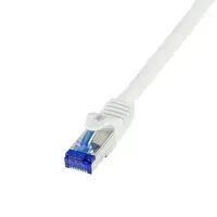 LogiLink C6A031S cable de red Blanco 1 m Cat6a S/FTP (S-STP)