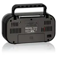 Radio Portátil FM Analógica Funciona Red /Pilas,Pequeño Ligero TRA-2235BK Roadstar