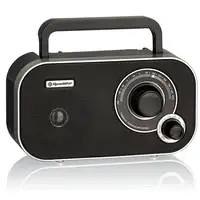 Radio Portátil FM Analógica Funciona Red /Pilas,Pequeño Ligero TRA-2235BK Roadstar