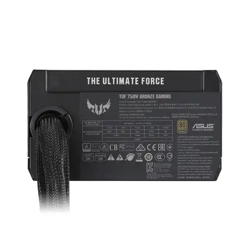 ASUS TUF-GAMING-750B unidad de fuente de alimentación 750 W 20+4 pin ATX ATX Negro