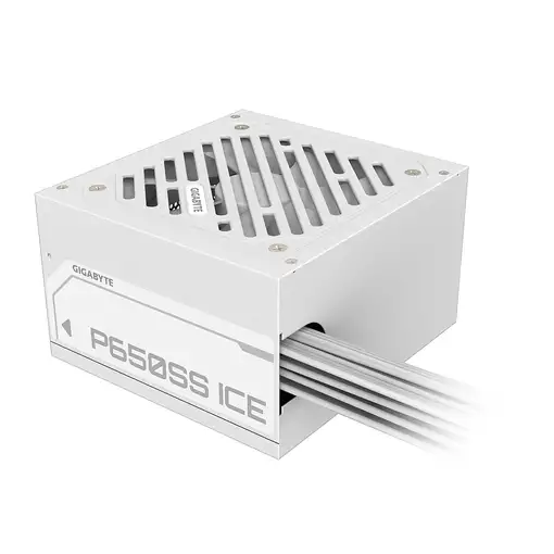 GIGABYTE P650SS ICE Fuente de Alimentación - PCIe 5.0, 80 PLUS Silver, Ventilador