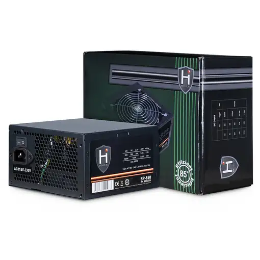 Inter-Tech HIPOWER SP-650 unidad de fuente de alimentación 650 W 20+4 pin ATX ATX