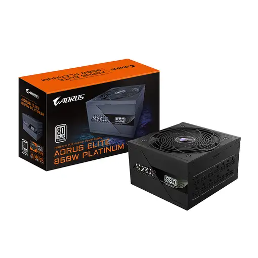 GIGABYTE AORUS ELITE P850W Fuente de Alimentación - PCIe 5.0, 80 PLUS Platinum, Di