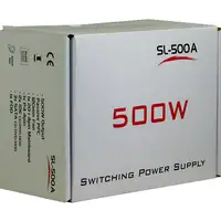 Inter-Tech SL-500A unidad de fuente de alimentación 500 W 20+4 pin ATX ATX Gris