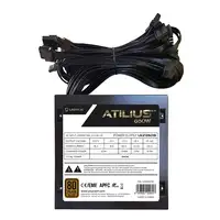 UNYKAch ATX Atilius 2.0 Black 650W 80+ Bronze unidad de fuente de alimentación 20+