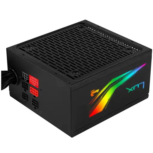 Aerocool LUXRGB550M Fuente Alimentación PC Modular RGB 550W 80Plus Bronze 230V Neg