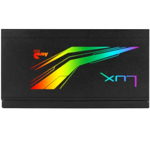 Aerocool LUXRGB550M Fuente Alimentación PC Modular RGB 550W 80Plus Bronze 230V Neg