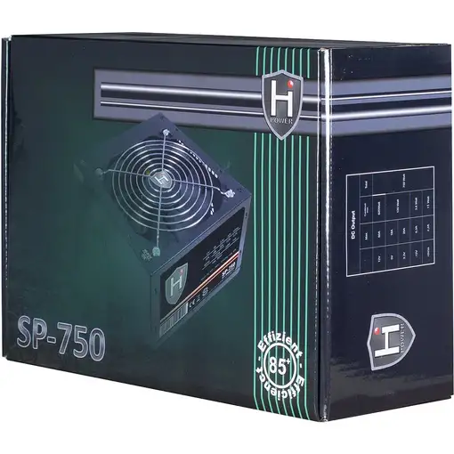 Inter-Tech HIPOWER SP-750 unidad de fuente de alimentación 750 W 20+4 pin ATX ATX