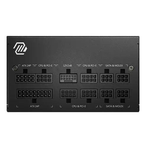MSI MAG A850GL PCIE5 unidad de fuente de alimentación 850 W 20+4 pin ATX ATX Negro