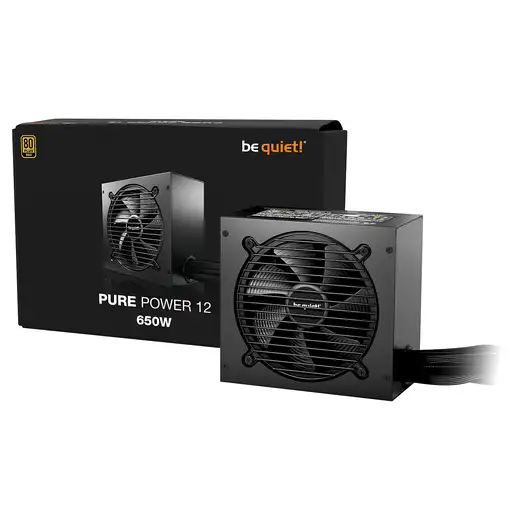 be quiet! PURE POWER 12 650W unidad de fuente de alimentación 20+4 pin ATX ATX Neg