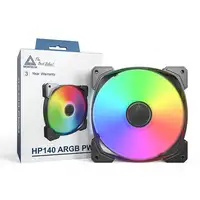Montech HP140 ARGB PWM Carcasa del ordenador Ventilador 14 cm Negro 1 pieza(s)