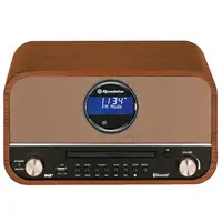 Microcadena Vintage Radio DAB/DAB+/FM, Reproductor CD-MP3, HRA1782NDBT Roadstar