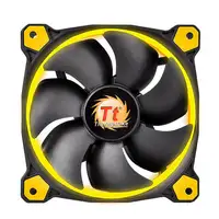 Thermaltake Riing 14 Carcasa del ordenador Ventilador 14 cm Negro, Amarillo