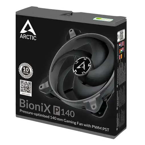 ARCTIC BioniX P140 Carcasa del ordenador Ventilador 14 cm Gris