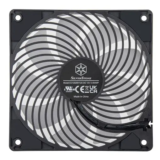 Silverstone Penetrator Carcasa del ordenador Refrigerador de aire 12 cm Negro 1 pi