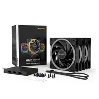be quiet! Light Wings | 120mm PWM Triple Pack high-speed Carcasa del ordenador Ven