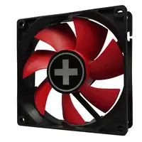 Xilence XPF80.R Carcasa del ordenador Ventilador 8 cm Negro, Rojo