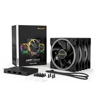 be quiet! Light Wings | 120mm PWM Triple Pack Carcasa del ordenador Ventilador 12