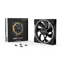 be quiet! Light Wings | 140mm PWM Carcasa del ordenador Ventilador 14 cm Negro 1 p