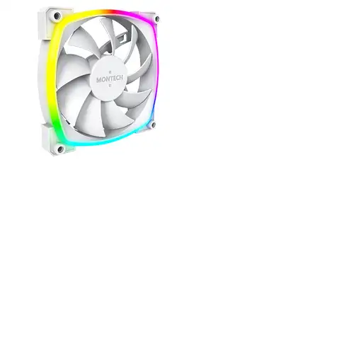 Montech AX120 PWM Carcasa del ordenador Ventilador 12 cm Blanco 3 pieza(s)