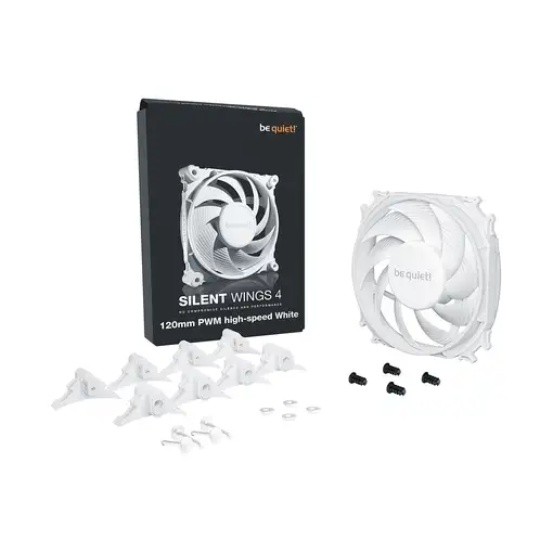 be quiet! SILENT WINGS 4 | 120mm PWM high-speed White Carcasa del ordenador Ventil