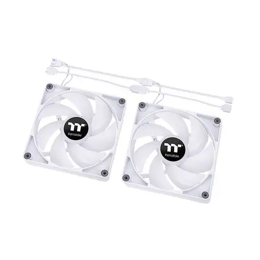Thermaltake TT CT140 ARGB Sync PC Carcasa del ordenador Ventilador Blanco 2 pieza(