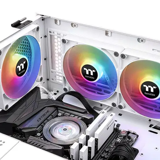 Thermaltake TT CT140 ARGB Sync PC Carcasa del ordenador Ventilador Blanco 2 pieza(