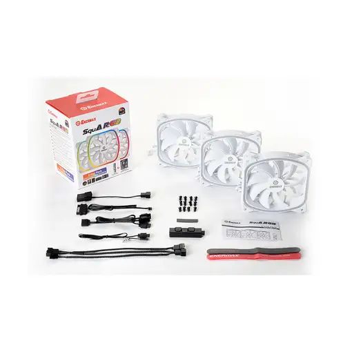 Enermax SquA RGB White Carcasa del ordenador Ventilador 12 cm Blanco