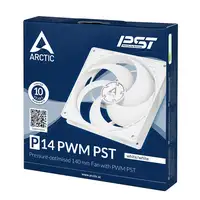 ARCTIC P14 PWM PST Carcasa del ordenador Ventilador 14 cm Blanco