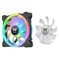 Thermaltake SWAFAN 12 RGB Carcasa del ordenador Ventilador 12 cm Negro 3 pieza(s)