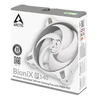 ARCTIC BioniX P140 Carcasa del ordenador Ventilador 14 cm Gris, Blanco