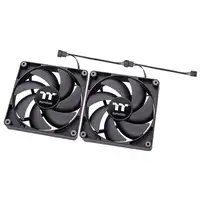 Thermaltake TT CT120 PC Carcasa del ordenador Ventilador Negro 2 pieza(s)