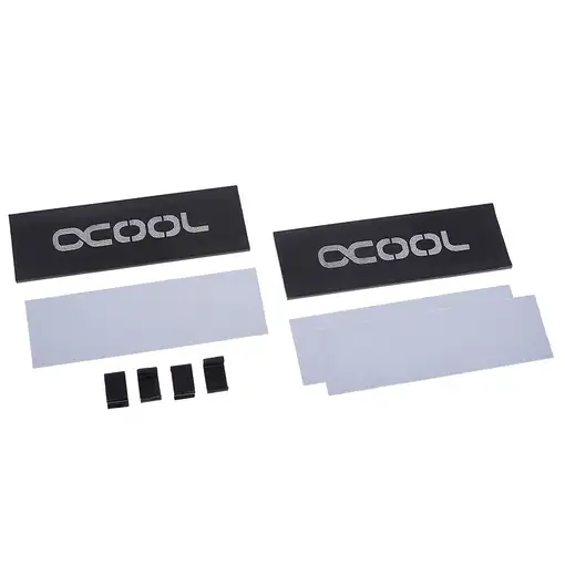 Alphacool HDX - M.2 SSD M01 M.2 NVMe SSD Disipador térmico/Radiador Negro
