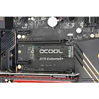 Alphacool HDX - M.2 SSD M01 M.2 NVMe SSD Disipador térmico/Radiador Negro
