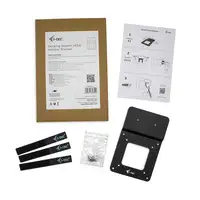i-tec VESADOCK1 kit de montaje Negro Metal