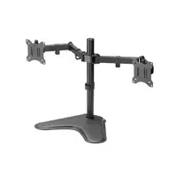 Equip Soporte de sobremesa económico para dos monitores de 17"-32