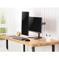 Equip Soporte de sobremesa económico para dos monitores de 17"-32