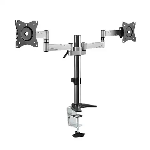 LogiLink BP0077 soporte para monitor 68,6 cm (27") Escritorio Negro, Acero inoxida