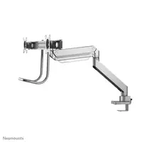 Neomounts NM-D775DXSILVER Brazo de monitor 10-32" - resorte de gas - Topfix - Tope