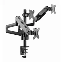 Gembird MA-DA3-01 soporte para monitor 68,6 cm (27") Escritorio Negro