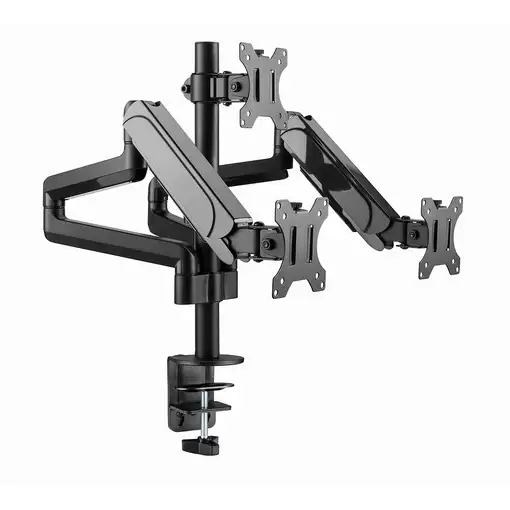 Gembird MA-DA3-01 soporte para monitor 68,6 cm (27") Escritorio Negro