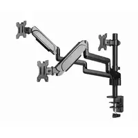 Gembird MA-DA3-01 soporte para monitor 68,6 cm (27") Escritorio Negro