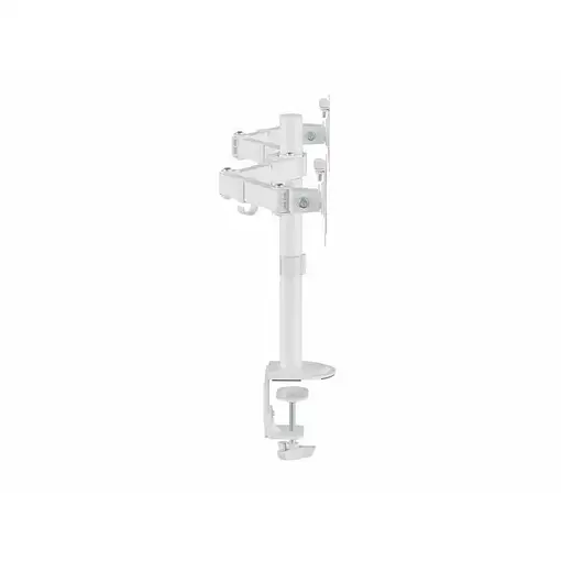 Equip Soporte de escritorio articulado para dos monitores de 17«-32», blanco