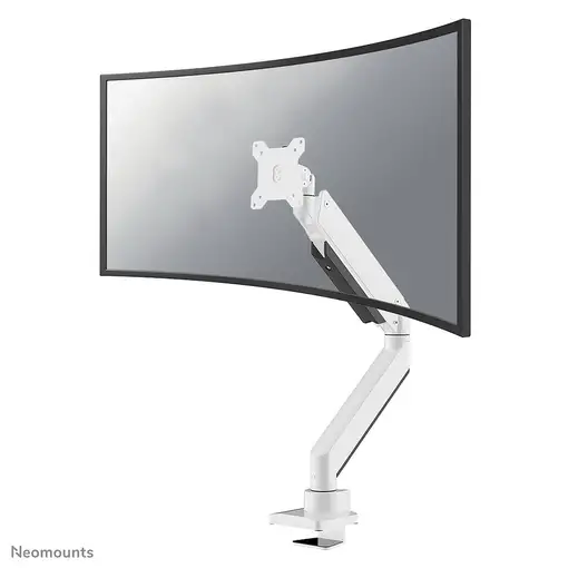 Neomounts NM-D775WHITEPLUS Brazo de monitor 10-49" - resorte de gas - Topfix - Top