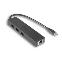 i-tec Advance USB-C Slim Passive HUB 3 Port + Gigabit Ethernet Adapter