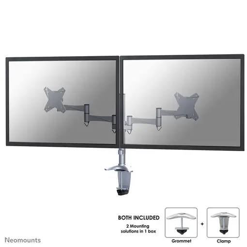 Neomounts FPMA-D1330DSILVER Brazo de monitor 10-27"