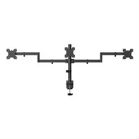 AISENS Soporte de mesa eco giratorio e inclinable para 3 monitores 10kg (3 Pivotes